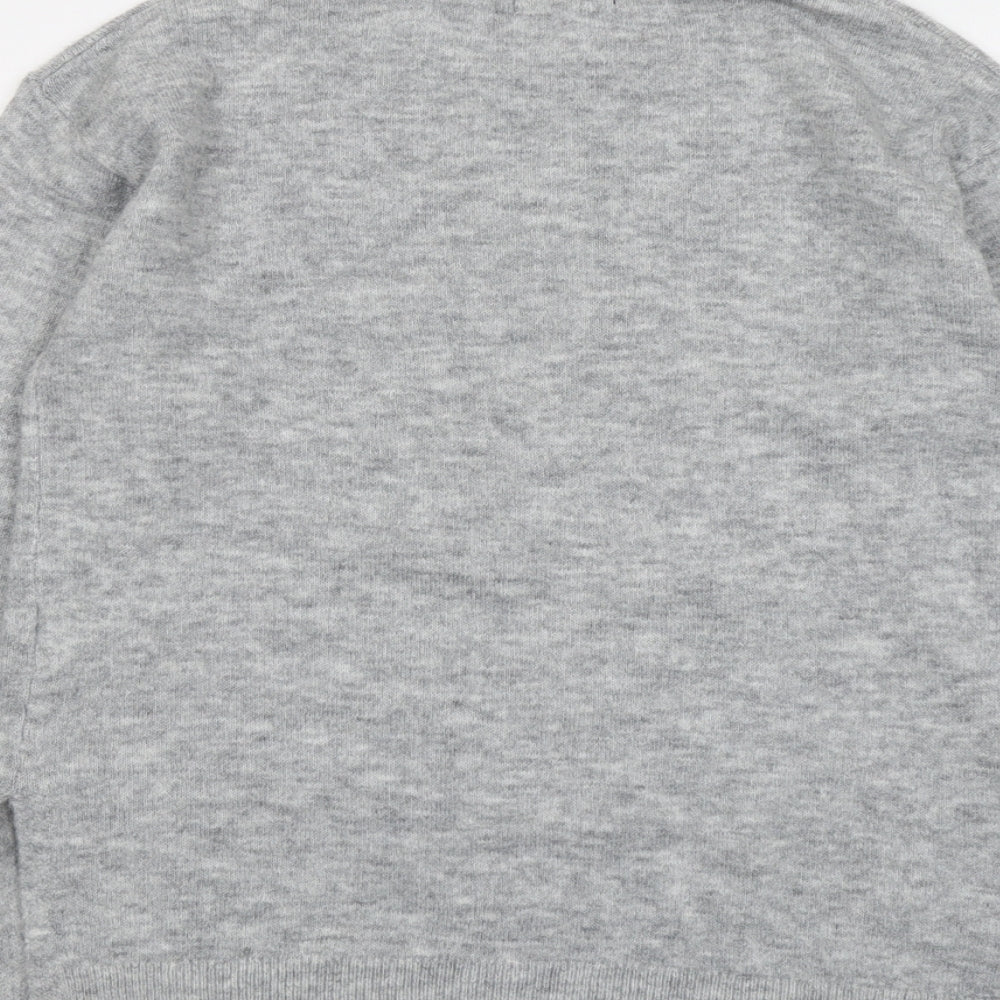Womens UK Size S New Look Grey Pullover Jumper