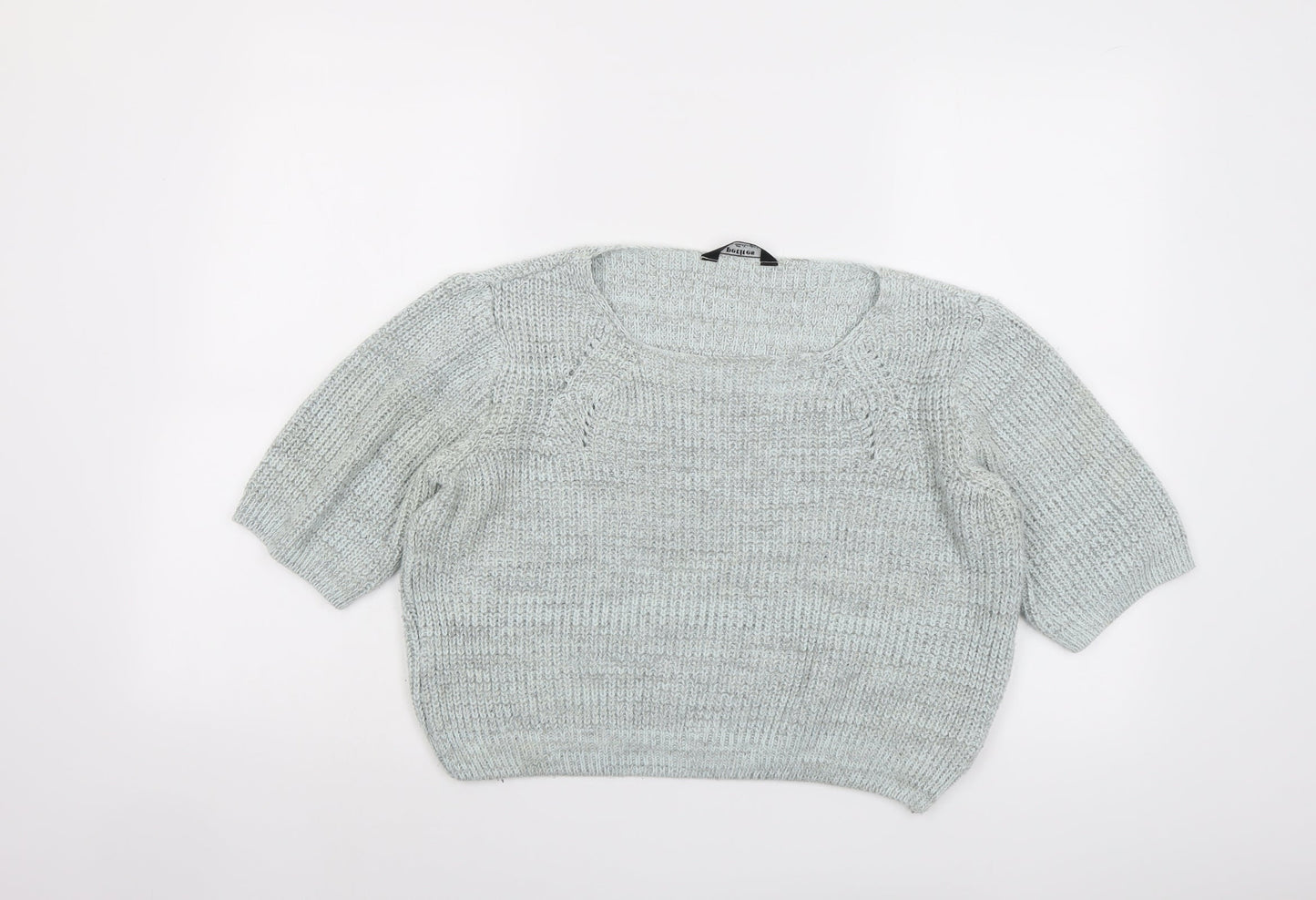 Womens UK Size 12 Miss Selfridge Grey Pullover Jumper