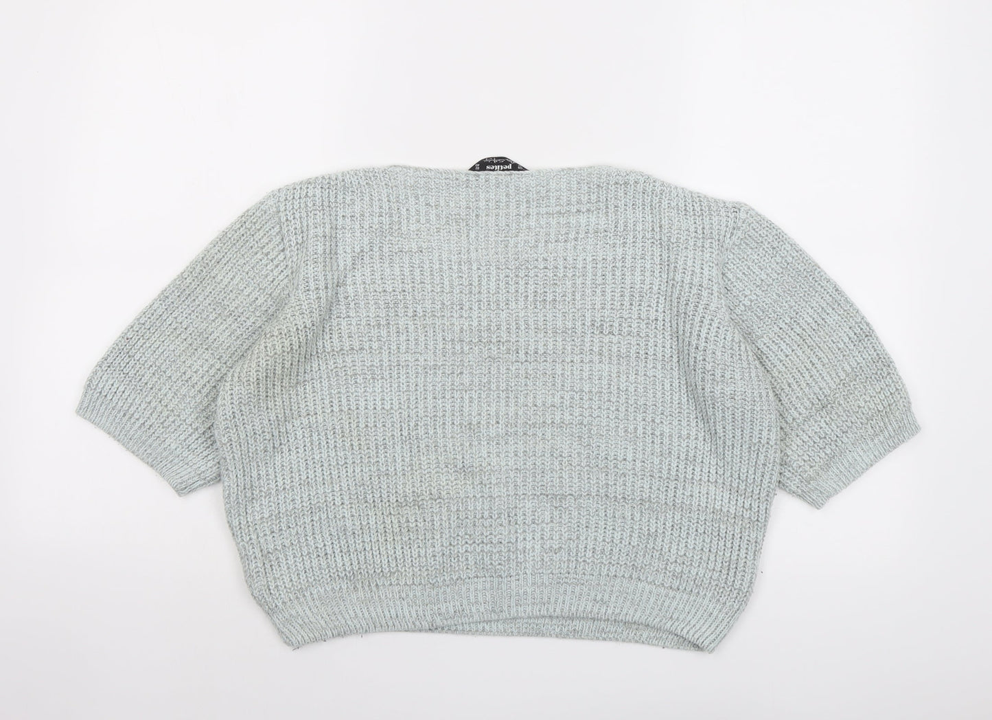 Womens UK Size 12 Miss Selfridge Grey Pullover Jumper