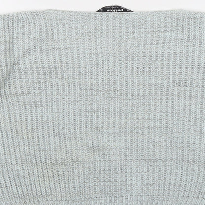 Womens UK Size 12 Miss Selfridge Grey Pullover Jumper