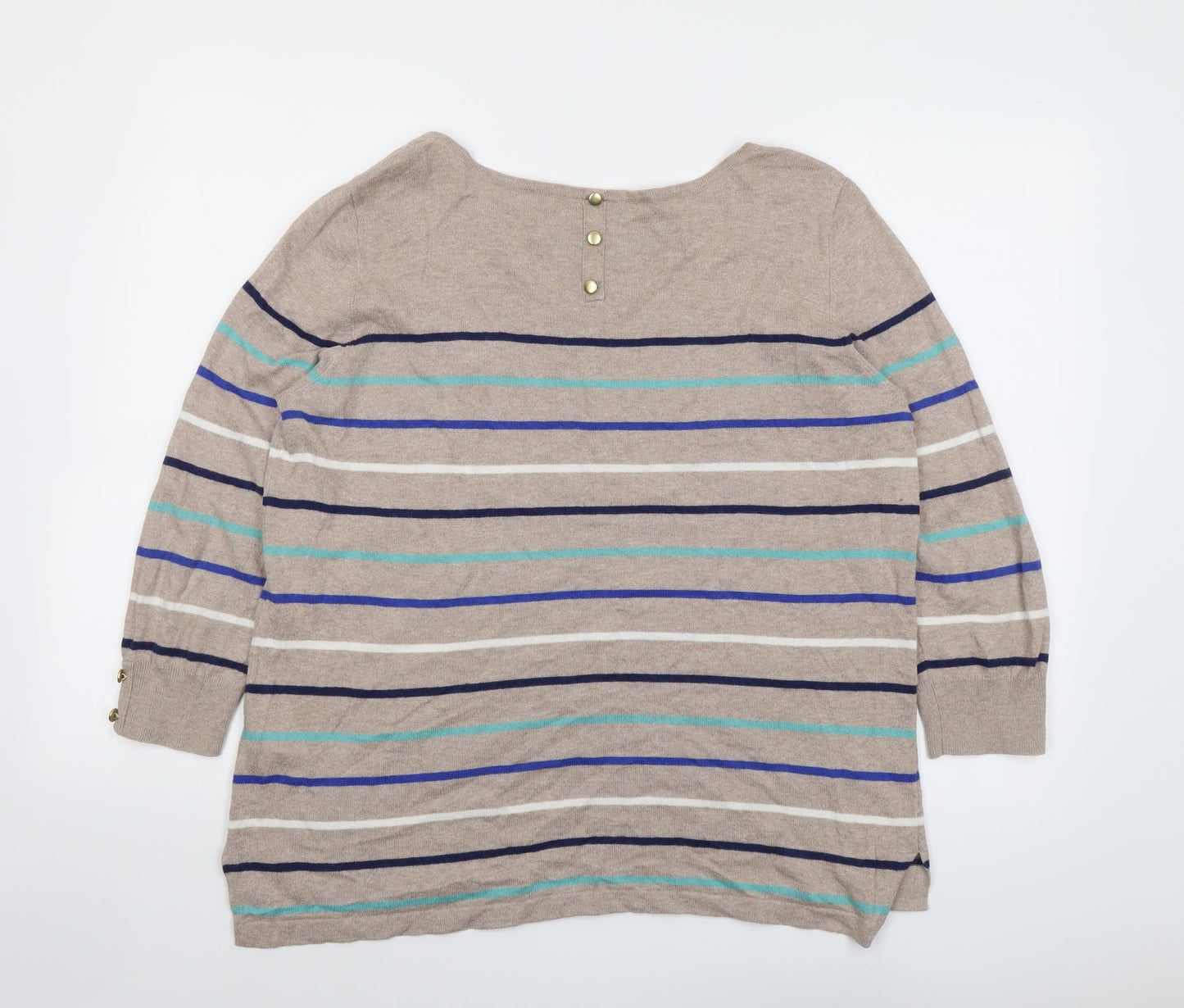 Womens UK Size 16 Wallis Beige Pullover Jumper