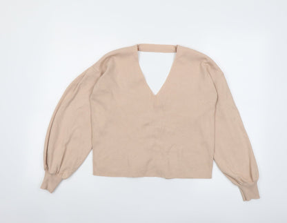 Womens UK Size 8 Miss Selfridge Pink Pullover Jumper