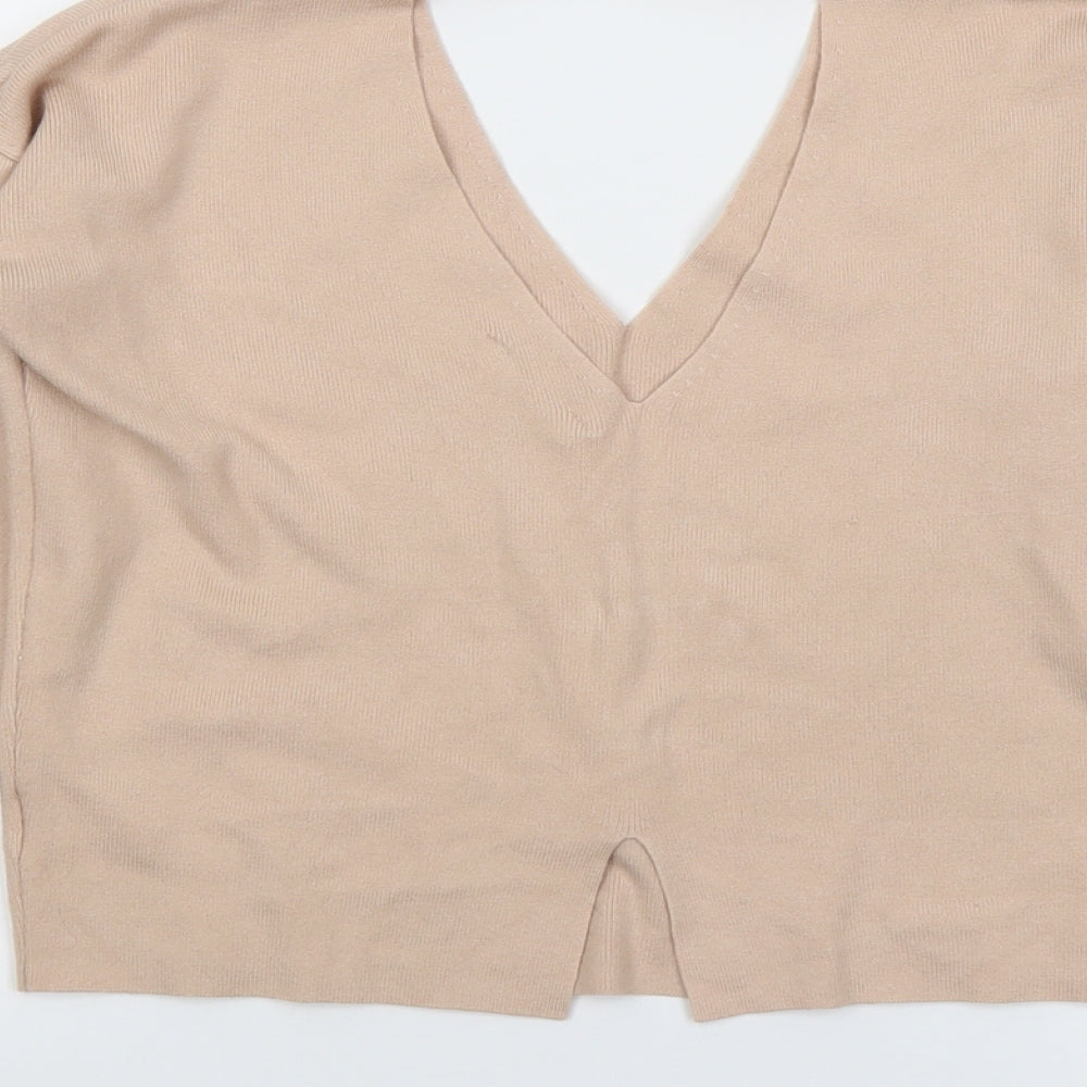 Womens UK Size 8 Miss Selfridge Pink Pullover Jumper
