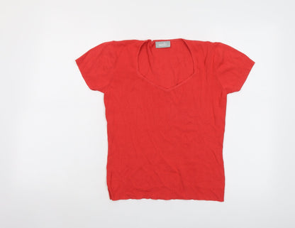 Womens UK Size 12 Wallis Red Pullover Jumper