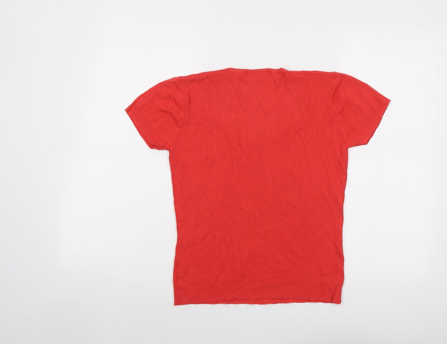 Womens UK Size 12 Wallis Red Pullover Jumper