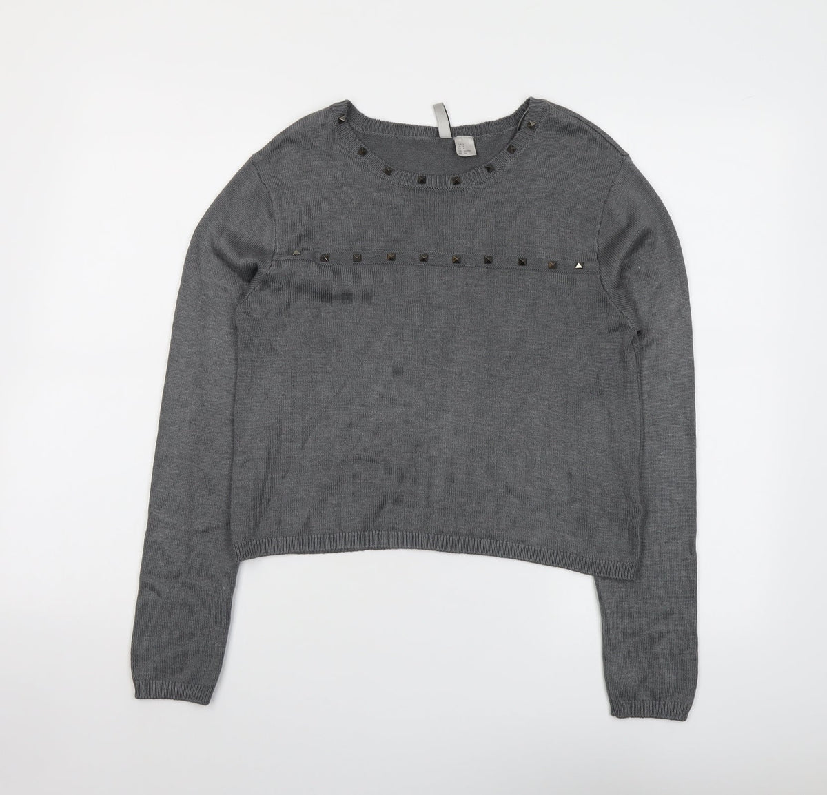 Womens UK Size S H&M Grey Pullover Jumper