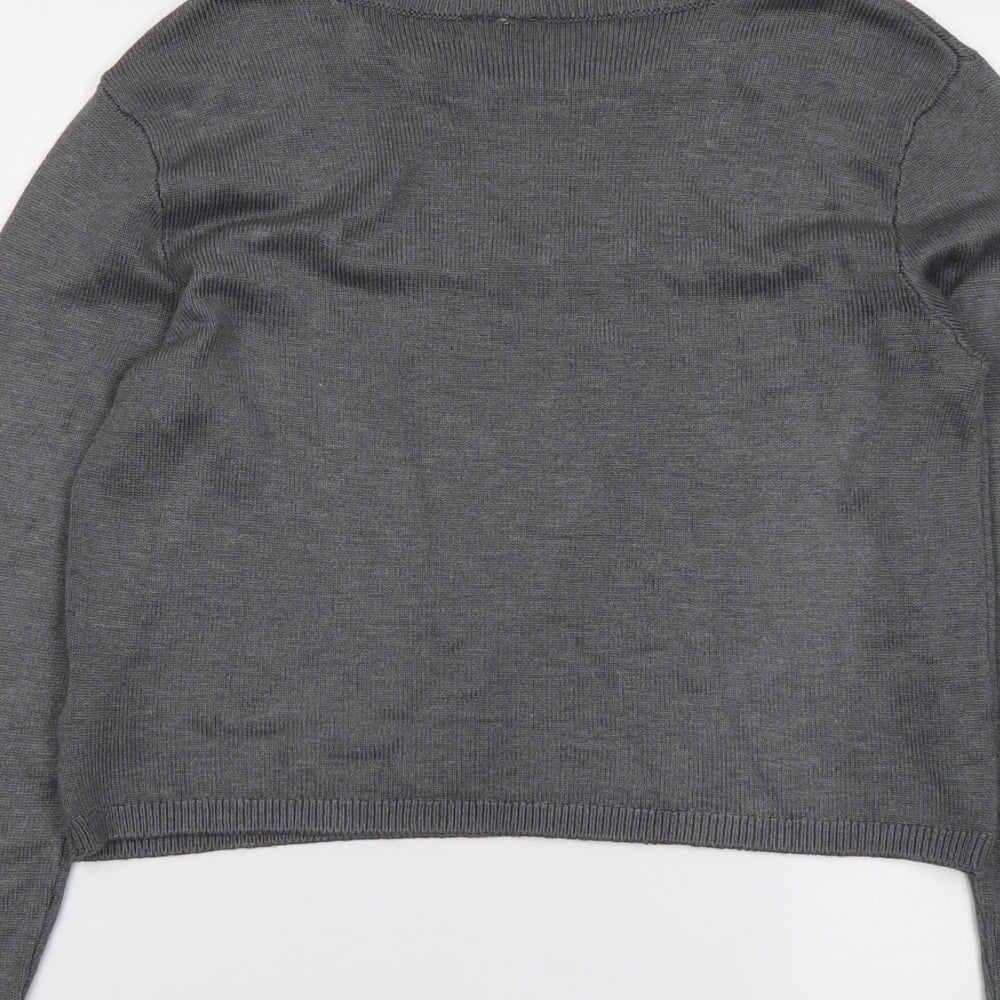 Womens UK Size S H&M Grey Pullover Jumper