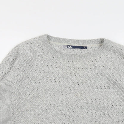 Womens UK Size 10 EWM Grey Pullover Jumper