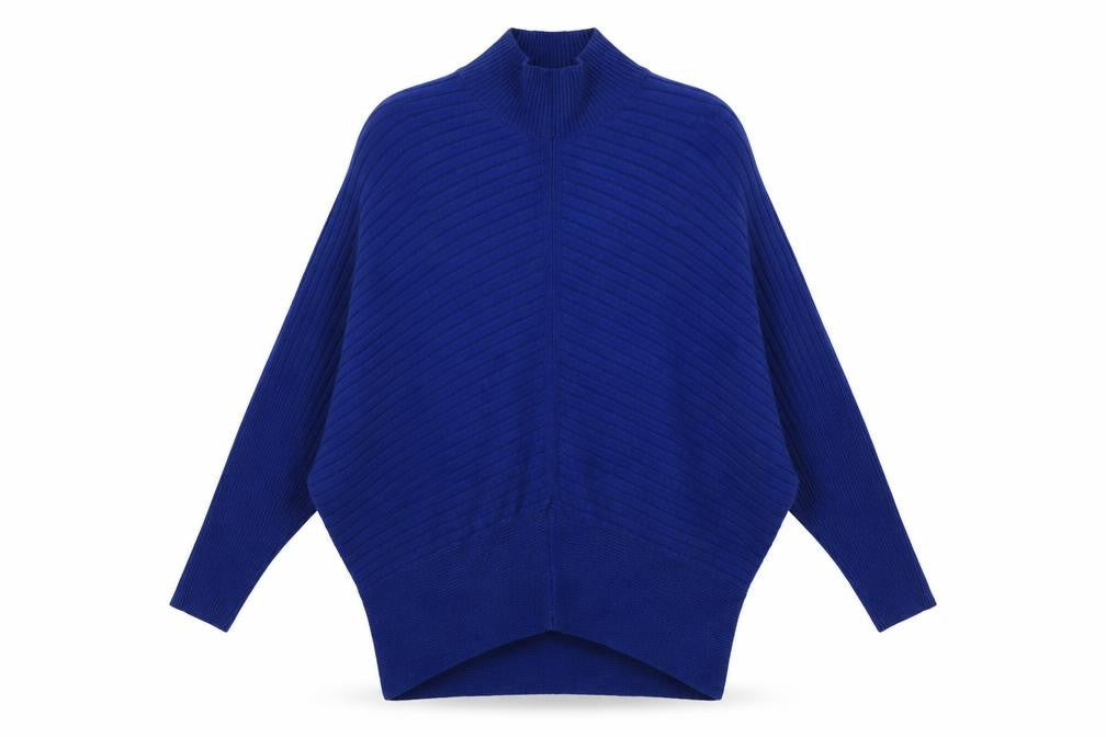 Womens UK Size XS River Island Blue Pullover Jumper