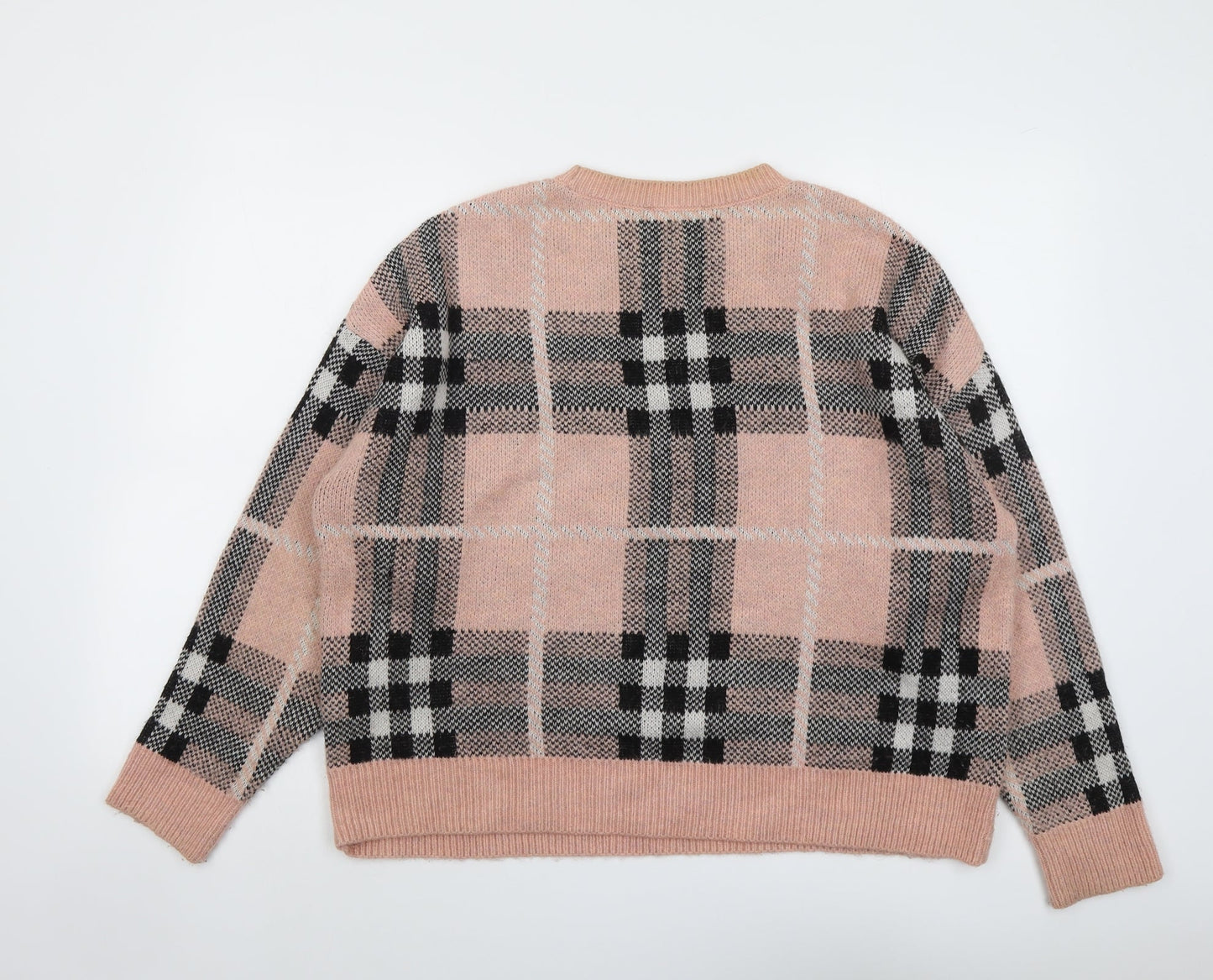Womens UK Size M New Look Pink Pullover Jumper