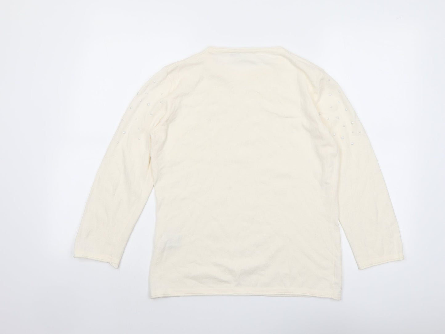 Womens UK Size 8 Rabe Ivory Pullover Jumper