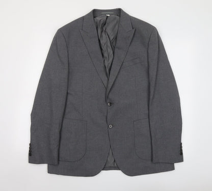 Mens UK Size 42 Marks and Spencer Regular Grey Suit Jacket