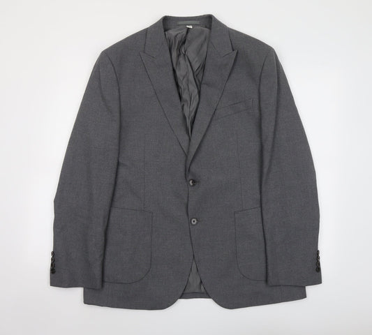 Mens UK Size 42 Marks and Spencer Regular Grey Suit Jacket
