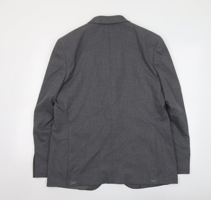 Mens UK Size 42 Marks and Spencer Regular Grey Suit Jacket