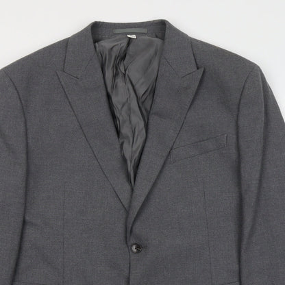 Mens UK Size 42 Marks and Spencer Regular Grey Suit Jacket