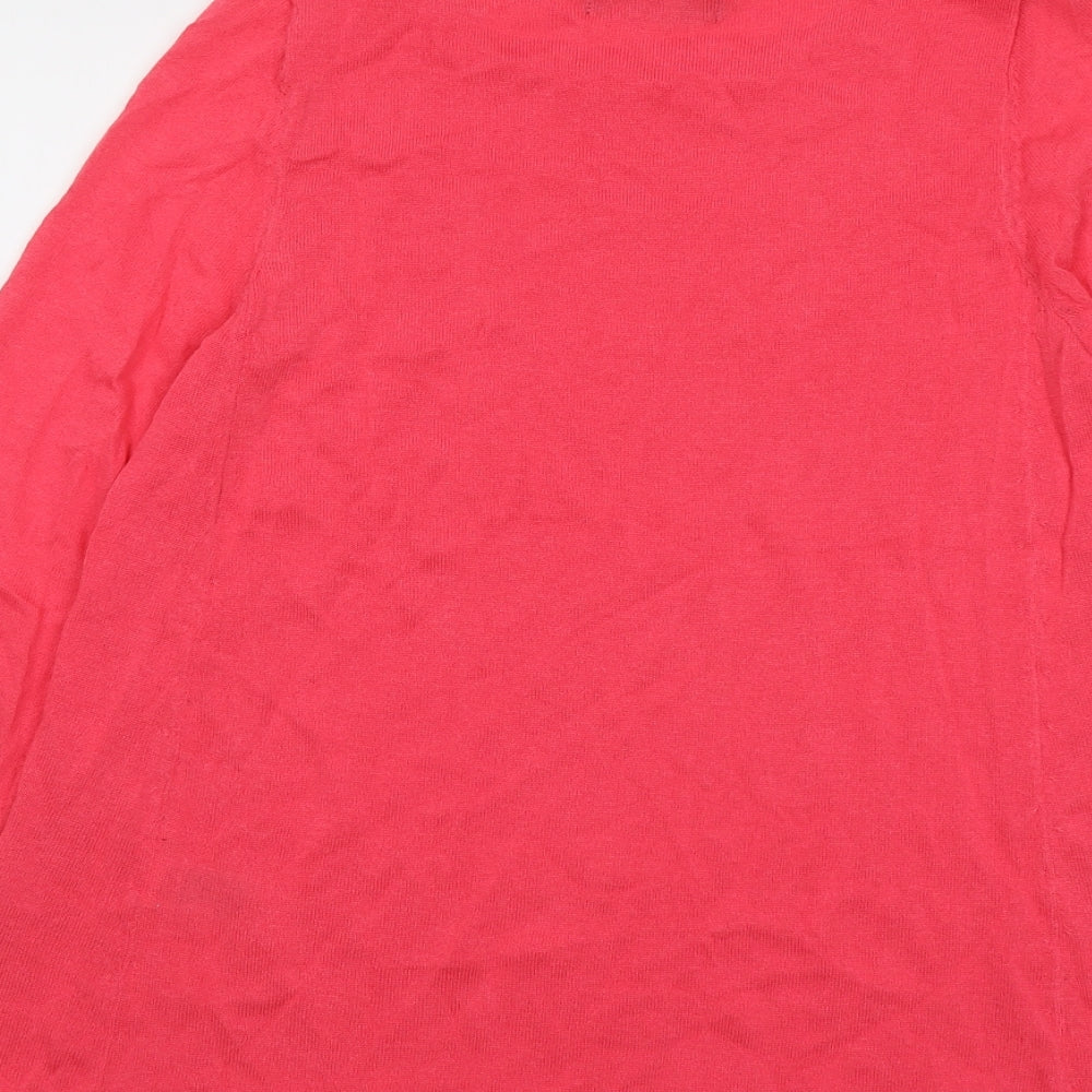 Womens UK Size 14 Marks and Spencer Pink Pullover Jumper