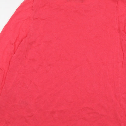 Womens UK Size 14 Marks and Spencer Pink Pullover Jumper