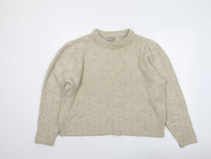 Womens UK Size 18 ASOS Beige Pullover Jumper