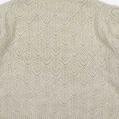 Womens UK Size 18 ASOS Beige Pullover Jumper
