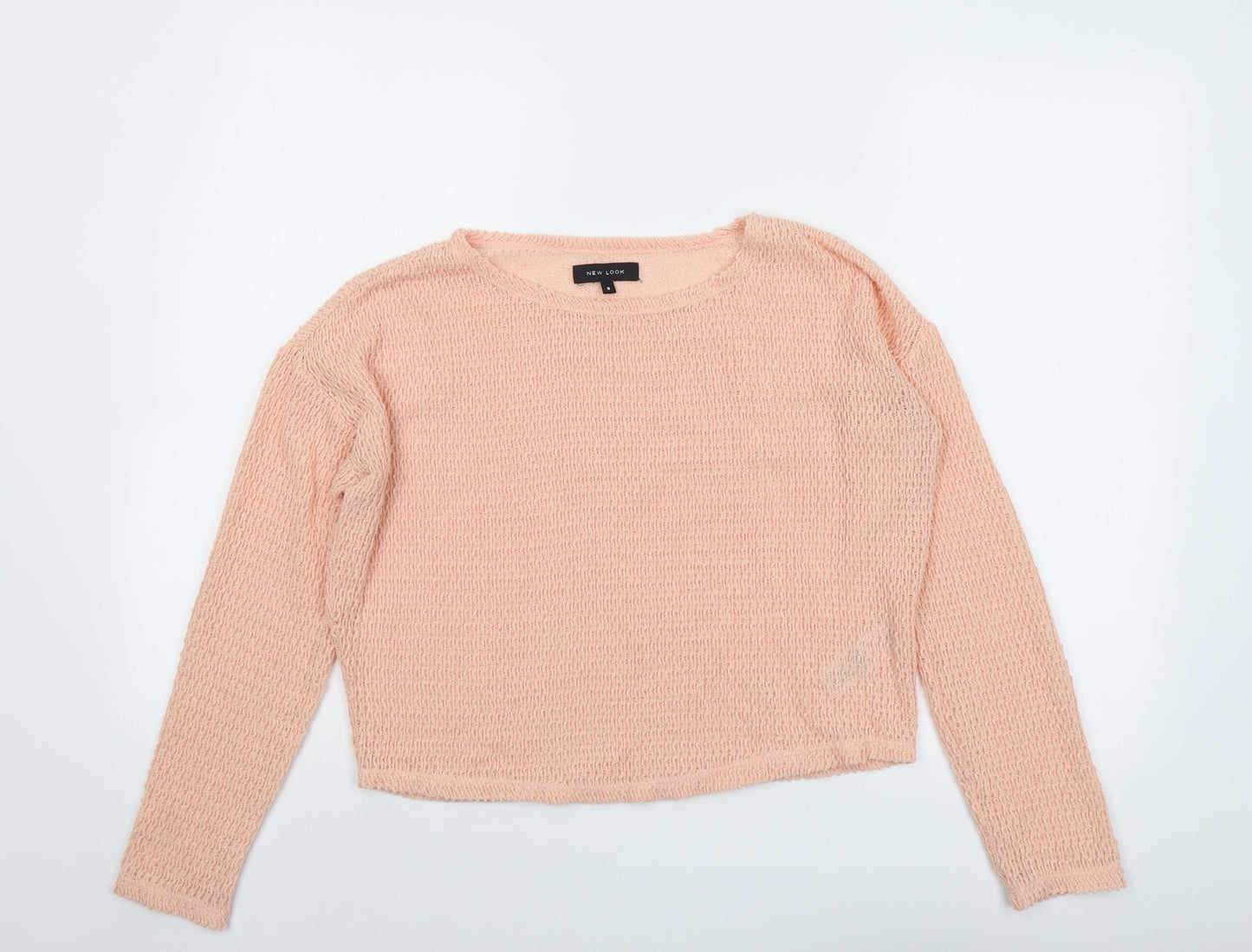 Womens UK Size 8 New Look Pink Pullover Jumper