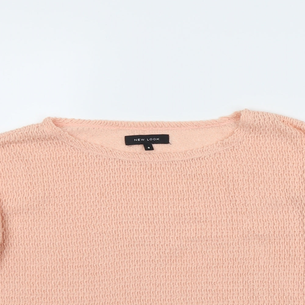 Womens UK Size 8 New Look Pink Pullover Jumper
