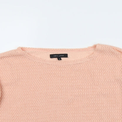 Womens UK Size 8 New Look Pink Pullover Jumper