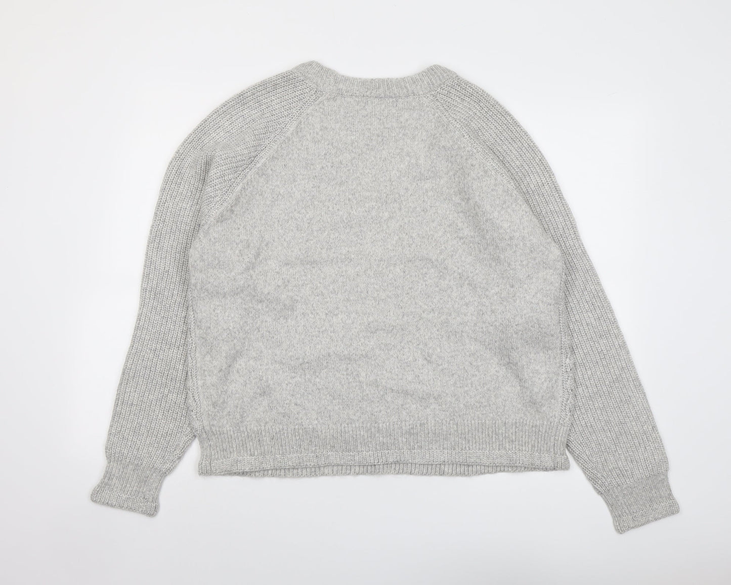 Womens UK Size M Marks and Spencer Grey Pullover Jumper