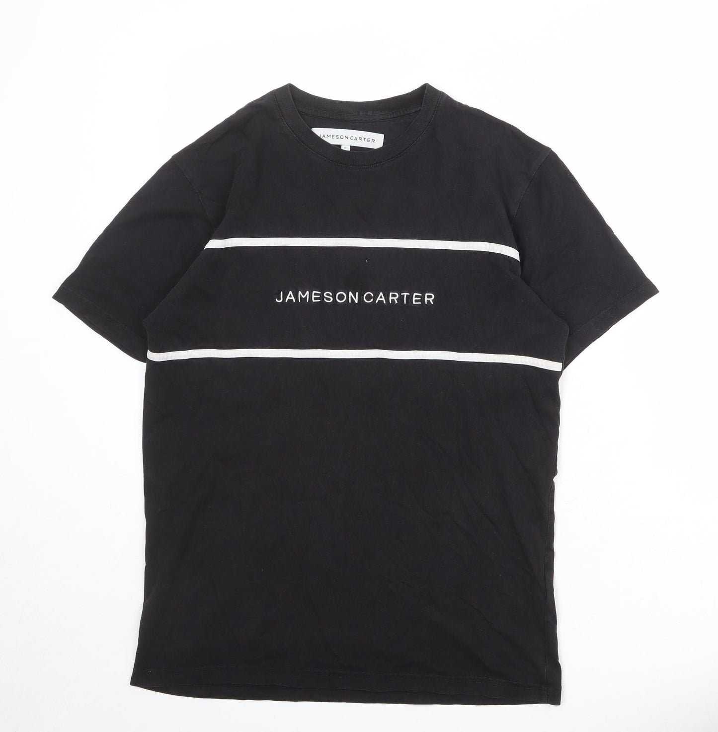 Mens UK Size S Jameson Carter Black  T-Shirt