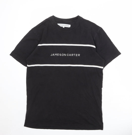 Mens UK Size S Jameson Carter Black  T-Shirt