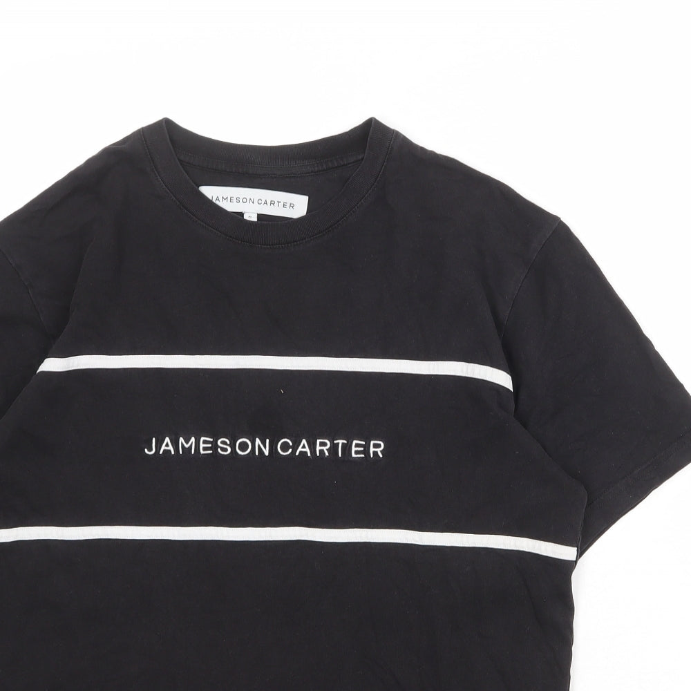 Mens UK Size S Jameson Carter Black  T-Shirt