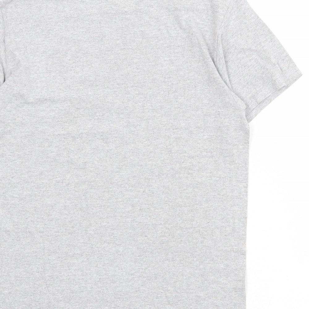 Huddersfield Town A.F.C. Mens Grey Cotton T-Shirt Size S Round Neck