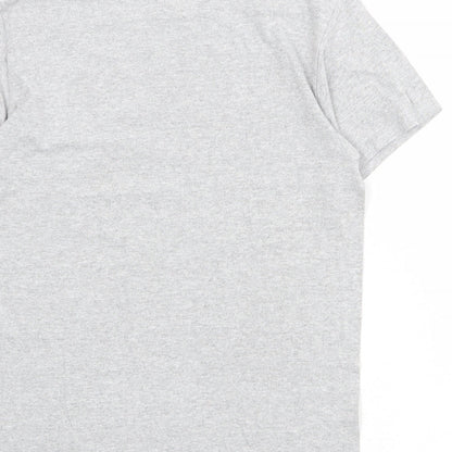 Huddersfield Town A.F.C. Mens Grey Cotton T-Shirt Size S Round Neck