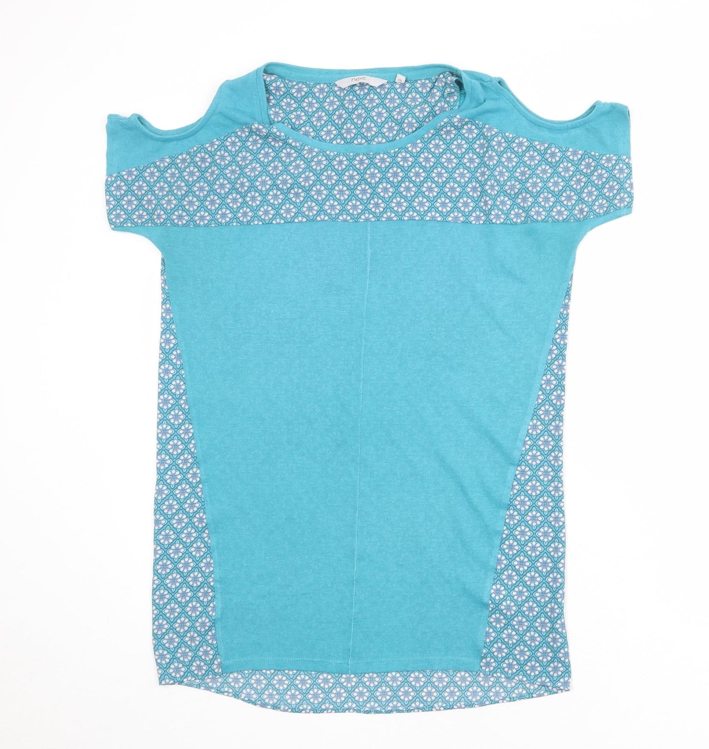 Womens UK Size 6 NEXT Blue Basic T-Shirt