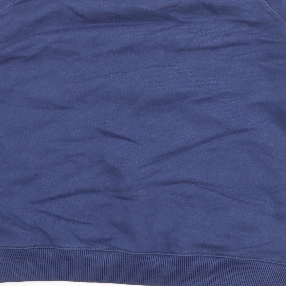 Johnnie B Boys Blue Geometric Cotton Pullover Sweatshirt Size 11-12 Years Pullover