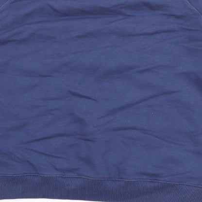Johnnie B Boys Blue Geometric Cotton Pullover Sweatshirt Size 11-12 Years Pullover