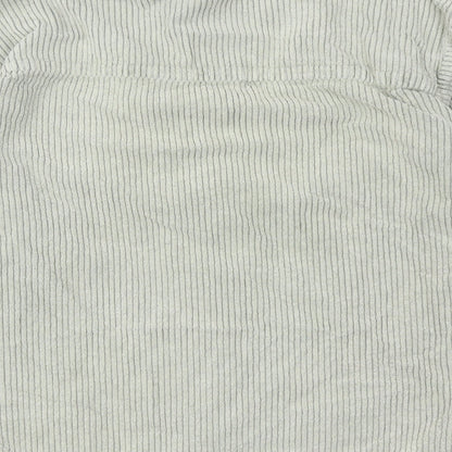 Womens UK Size S BDG Green Basic Button-Up