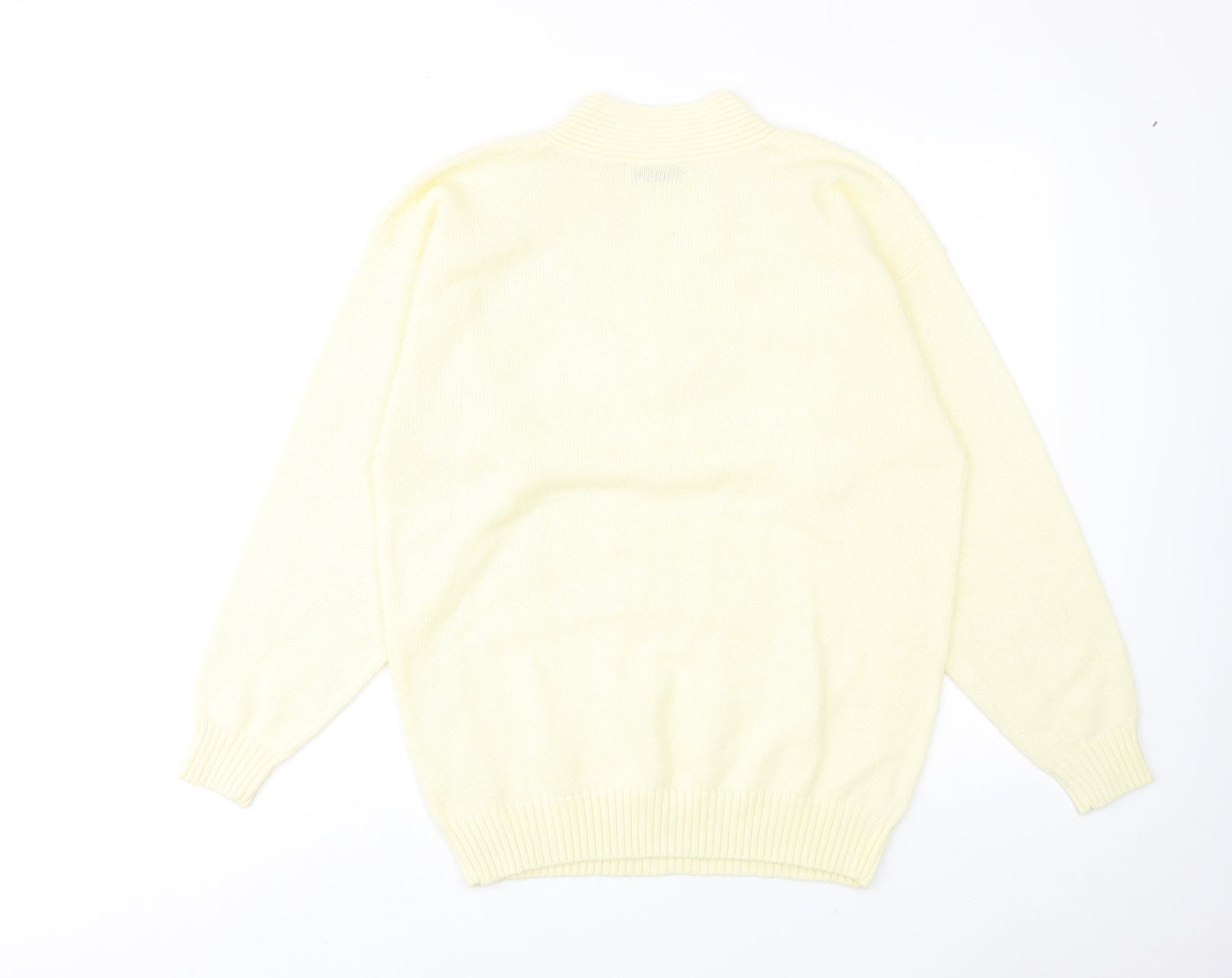 Womens UK Size S Richards Yellow Pullover Jumper