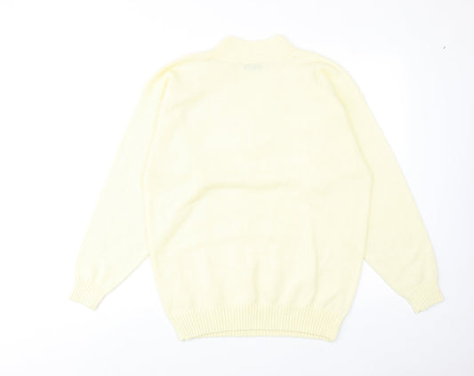 Womens UK Size S Richards Yellow Pullover Jumper