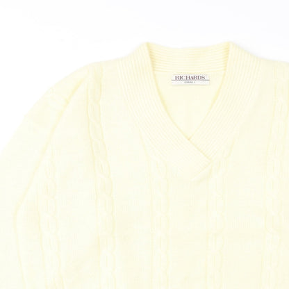 Womens UK Size S Richards Yellow Pullover Jumper