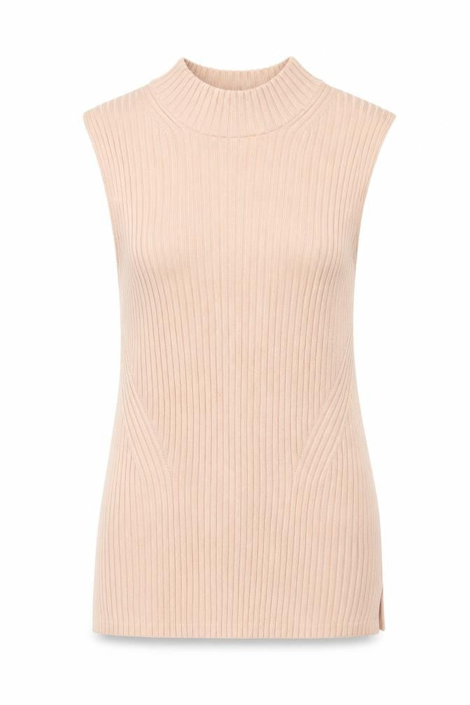 Womens UK Size L French Connection Pink Basic Tank