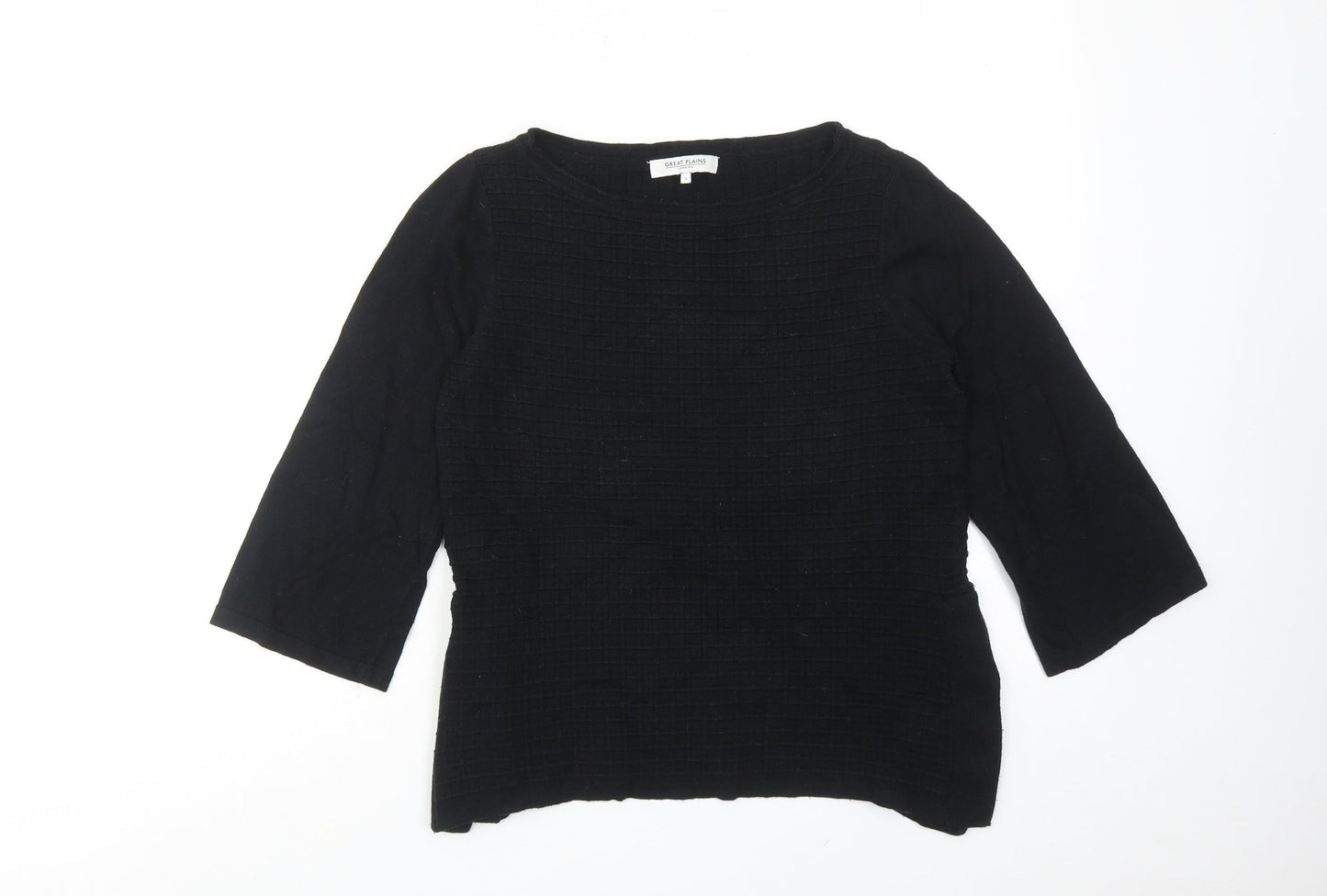 Womens UK Size S Great Plains Black Pullover Jumper