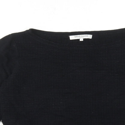 Womens UK Size S Great Plains Black Pullover Jumper