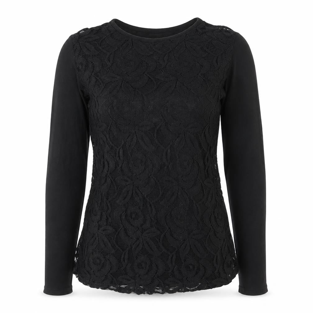 Womens UK Size 8 Phase Eight Black Basic Blouse