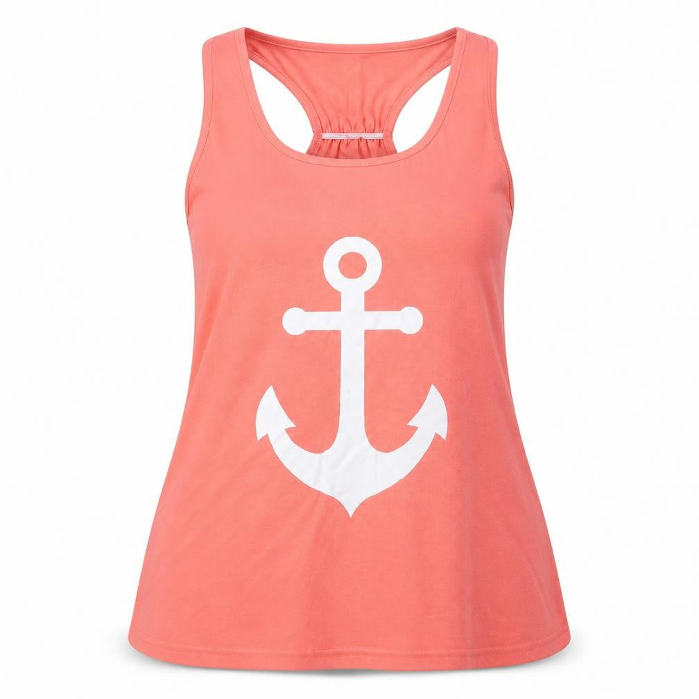 Womens UK Size XL Isassy Pink Basic Tank