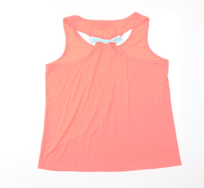 Womens UK Size XL Isassy Pink Basic Tank