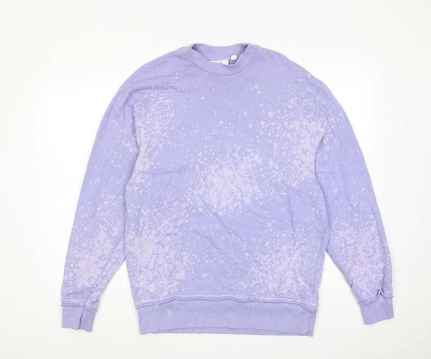 Womens UK Size XS COLLUSION Purple Pullover Sweatshirt