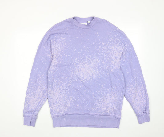 Womens UK Size XS COLLUSION Purple Pullover Sweatshirt