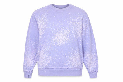 Collusion Womens Purple Floral Cotton Pullover Sweatshirt Size XS Pullover