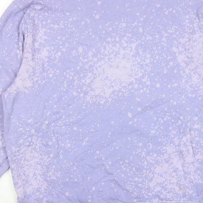 Womens UK Size XS COLLUSION Purple Pullover Sweatshirt