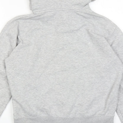 Womens UK Size S French Connection Grey Full Zip Hoodie